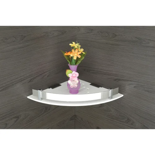 Image of Bathroom Corner Shelf for Wall Acrylic 