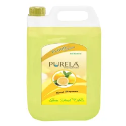 floor cleaner liquid, Kills All Germs & Viruses To Makes Surfaces Safe & Remove Tough Stains, Bathroom Surface Cleaning Liquid, Disinfectant & Insect Repellent – 5 Liter (Lemon) (Lemon)