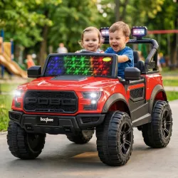 Baybee Bronco Baby Battery Operated Jeep for Kids | Ride on Toy Electric Car with LED Lights & Music | Rechargeable Battery Big Cars with Parental Control | Kids Car to Drive 3 to 8 Years (R...