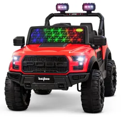 Baybee Bronco Electric Ride-On Jeep – Red