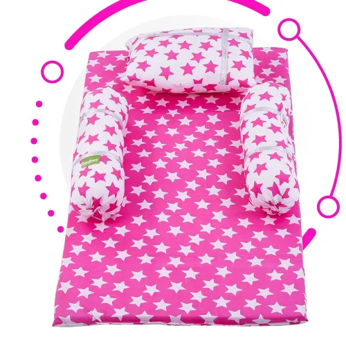 Image of BAYBEE Foldable Baby Crib Cot Mattress Pad with Double Sides 
