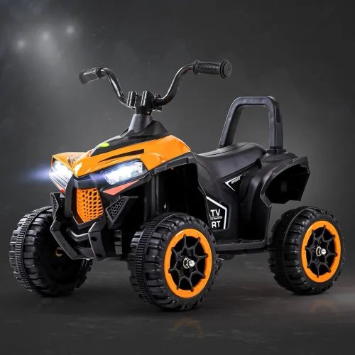 Image of Baybee Monstro ATV Rechargeable Electric Ride-On Bike Orange
