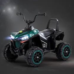 Baybee Monstro ATV Baby Electric Bike for Kids | Rechargeable Kids Bike with LED Lights, USB & Music | Big Battery Operated Bikes | Ride on Toy Bike for Kid to Drive 2 Years to 5 Years (Gree...