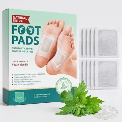 BAYTORA Foot patch Herbal And Gentle Ingredient (10 Pieces) Detox Foot Pads Natural Ingredients for Sleep Aid Pain Relief Toxin Removal with Bamboo Vinegar and Acupoint Micro-Massage Technol...