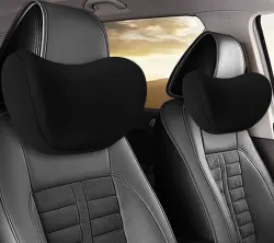 BBBIKINI Black Memory Foam Car Pillow