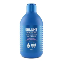 Bblunt Anti-Dandruff Shampoo For a Clear & Healthy Scalp | With Zinc Pyrithione & Tea Tree | Reduces Dandruff Up to 100%