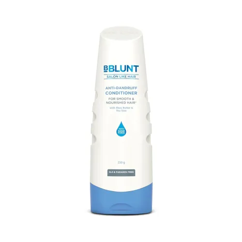Image of BBLUNT Anti-Dandruff Conditioner for All Hair Types With Shea Butter & Tea Tree For Dandruff Control - 250 Grams