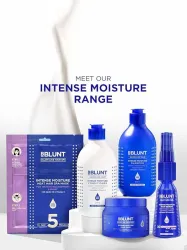 BBlunt Intense Moisture Shampoo 300ml + Intense Moisture Hair Mask 250g + Intense Moisture Conditioner 250g (3 Items in 