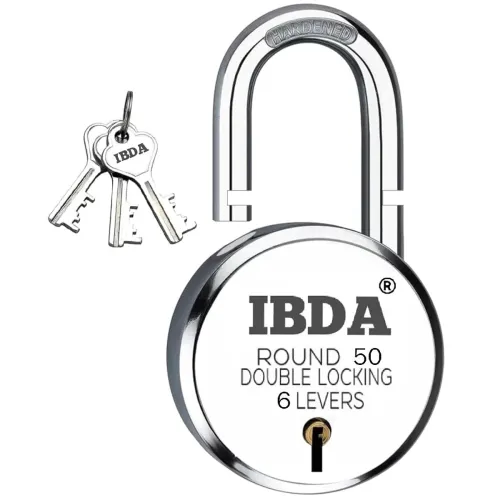 Image of BDA 50mm Round Double Lock with 6-Lever Technology