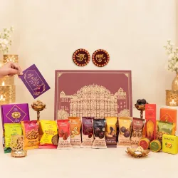 Be healthy Hawa Mahal Diwali Gift Hamper, 21 Items Dry Fruits