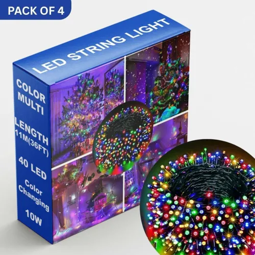 Image of BE UNIQUE 11m 40LED String Lights (Pack4)