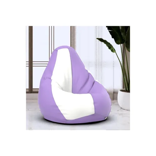 Image of Bean Bag Chair Cover - 1XL (Lavender White, Without Beans)