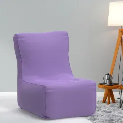 Bean Bag Chair Cover | Size: 0XL | Color: Lavender | Without Beans