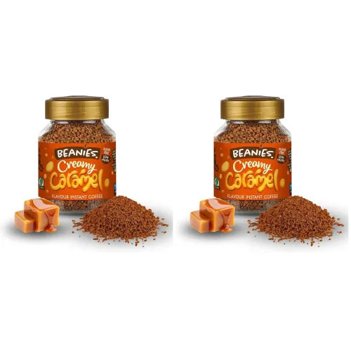 Image of Beanies Creamy Caramel Flavoured Instant Coffee | 50g