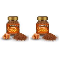 Beanies Creamy Caramel Flavoured Instant Coffee | 50g