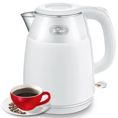 Image of Bear 1500W 1.5L Stainless Steel Electric Hot Water Kettle