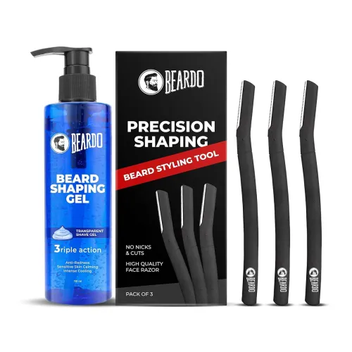 Image of Beard Styling Tool & Beard Shaping Gel 110ml | Shaving gel with Anti-Redness