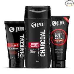 Beardo 3-in-1 Charcoal Detox Kit