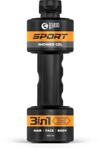 Image of BEARDO 3 in 1 Sport Shower Gel | Refreshing & Energizing Cleanse for Active Men (450 ml)
