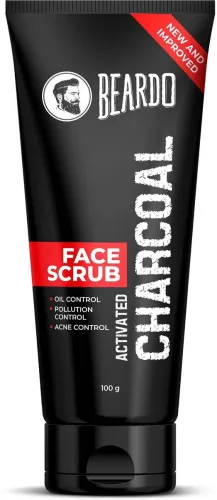 Image of BEARDO Activated Charcoal Face Scrub (100g)