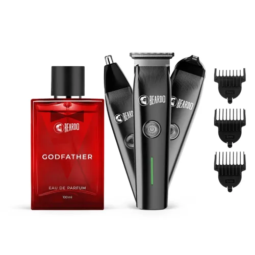 Image of Beardo Ape-X Trimmer + Godfather Perfume Set