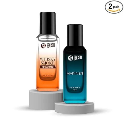 Image of Beardo AquaFlame Perfume Set Mariner +Whisky Smoke for Men (20ml*2)
