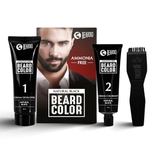 Image of Beardo Beard Color For Men Natural Black, 60ml