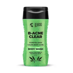 Beardo Body Acne Clear Body Wash for Men 200ml | With Neem, Tea Tree and Salicylic Acid | Clean Clear Skin | For Body Ac