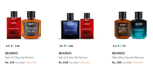 Image of ✨ Beardo Combo Perfumes (Pack of 2) – Huge 76% Discount