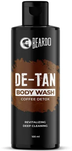 Image of BEARDO De-Tan Body Wash for Men Coffee & Aloe Extracts Refreshing Fragrance Caffeine (100 ml)