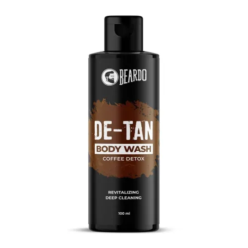 Image of Beardo De-Tan Body Wash for Men, 100ml | Tan Removal and Caffeine Body Wash | Detan With Coffee & Aloe Extract