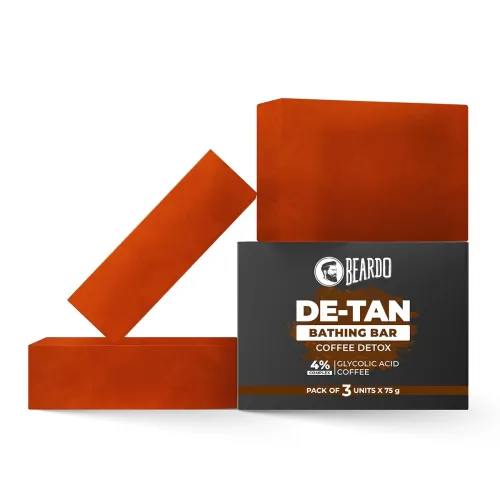 Image of Beardo De-Tan Soap for Men, 75g X 3 