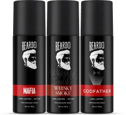 BEARDO deodorant pack of 3