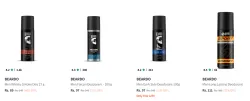Beardo Deodorant starting at ₹89