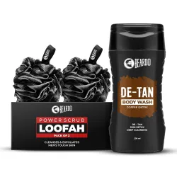 Beardo DeTan Body Wash & Power Scrub Loofah