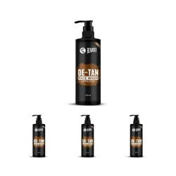 BEARDO DeTan Face Wash for Men, 200ml (Pack of 4)