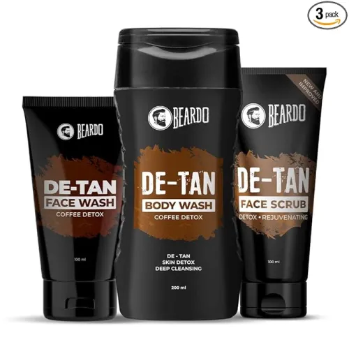 Image of Beardo De-Tan Har Roz Kit for Men 3-Pack