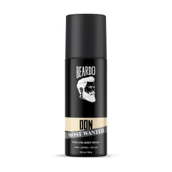 Beardo DON MOST WANTED Perfume Body Spray for Men, 120ml | No Gas Deo Body Spray For Men | Deodorant | Aqua, Citrus Musk