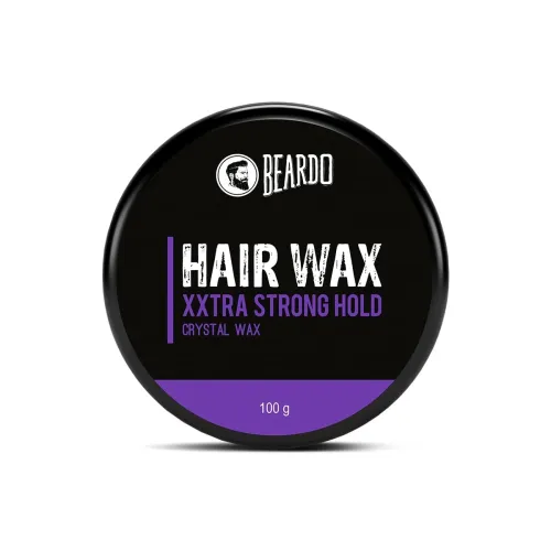 Image of Beardo Xxtra Stronghold Hair Wax, 100 gm | Crystal Hair Wax for Men | Hair Wax Men | Hair Styling Wax for Glossy Finish 