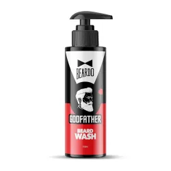 Beardo Godfather Beard Wash for men, 100ml | Aromatic, Woody Scent