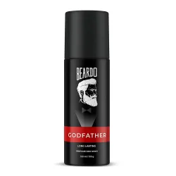 BEARDO Godfather Perfume Deo Spray For Men, 150Ml | Citrus Aromatic Spicy | Body Spray Deodorant | Long Lasting Perfume 