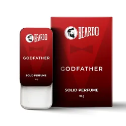 BEARDO Godfather Solid Perfume Wax For Men 10G | Strong & Lasting Fragrance | For Date Night | Gift For Friends | Gift f