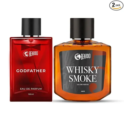 Image of Beardo Godfather +Whisky Smoke Perfume For Men100Ml X 2