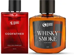 BEARDO God Father and wishky smoke EDP ml Perfume Set of 2 Pcs Eau de Parfum - 200 ml  (For Men)