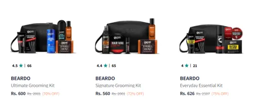 Image of beardo grooming kit flat 70% Discount