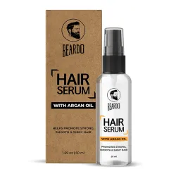Beardo Hair Serum 50ml Instant Shine Anti-frizz Argan Oil