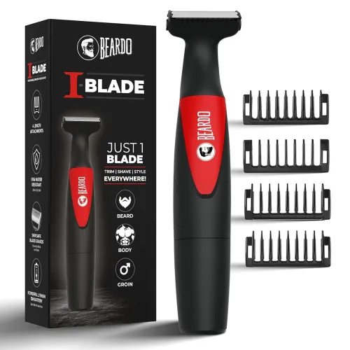 Image of Beardo iBlade Trimmer (No Nicks, Multiple Lengths, Powerful Motor) 