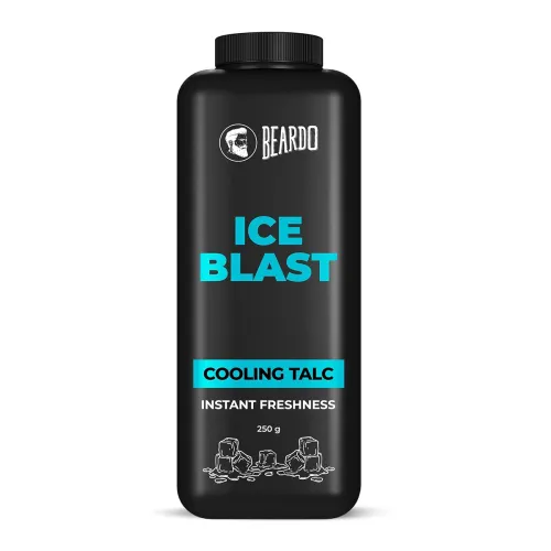 Image of Beardo Ice Blast Talc powder for men | INSTANT ICY COOLING Talcum Powder Men
