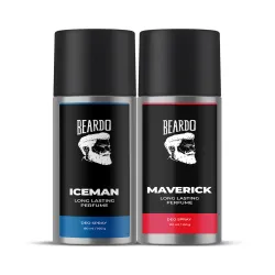 Beardo Iceman & Maverick Deodorant Spray Set