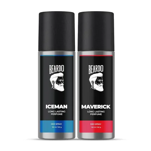 Image of BEARDO Iceman & Maverick Perfume Deo Spray 150 ml x 2